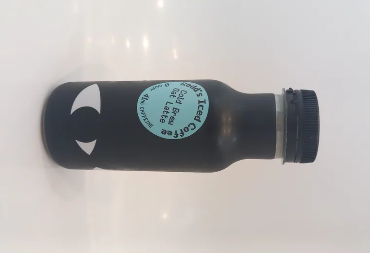 A bottle of cold brew coffee