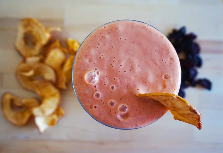 A pink refresher drink